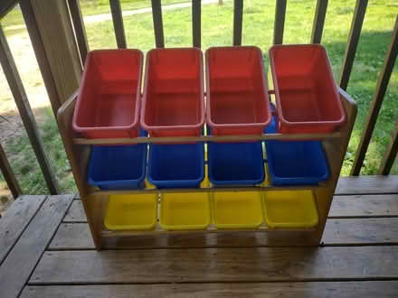 Photo of free Organizer rack w/tubs (Talmo) #1