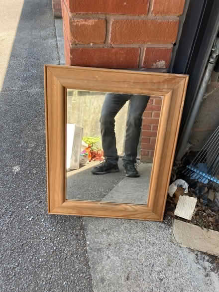 Photo of free Wood framed mirror (Horfield BS7) #1