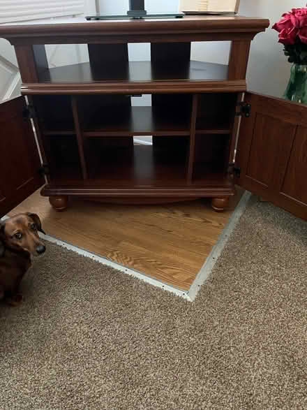 Photo of free TV Cabinet w/ flat screen stand (Pitman) #2