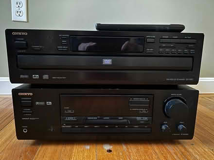 Photo of free Onkyo receiver and DVD player (Attleboro Falls) #1