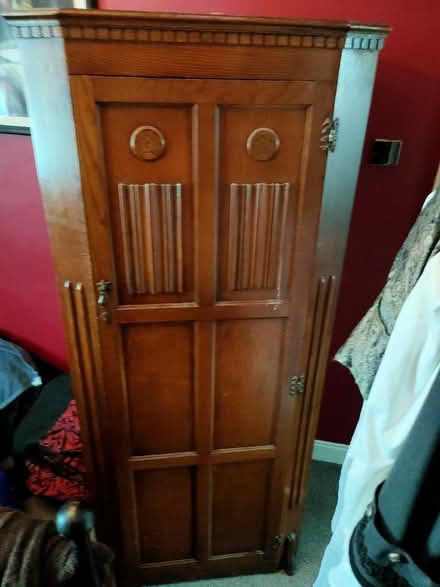Photo of free Arts n Crafts Style Singe Wardrobe (B68 Oldbury) #1