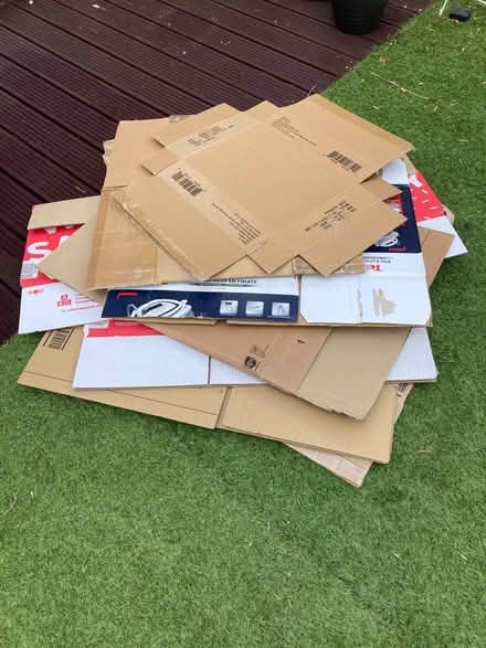Photo of free Flattened cardboard boxes (Aston Fields B60) #1