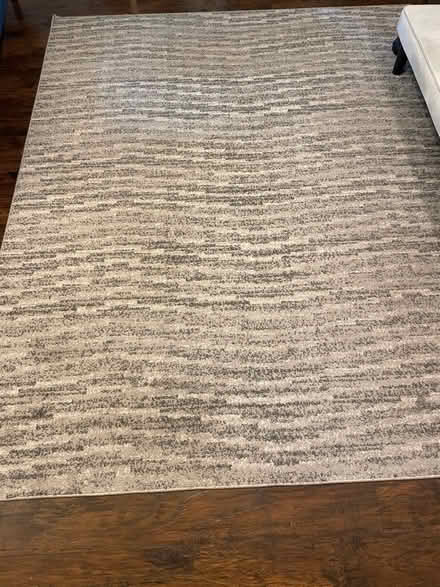 Photo of free Area Rug 9x7ft - Grey lines (Spring Branch) #1
