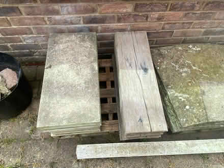 Photo of free Selection of slabs (Wiggenhall St Peter) #1