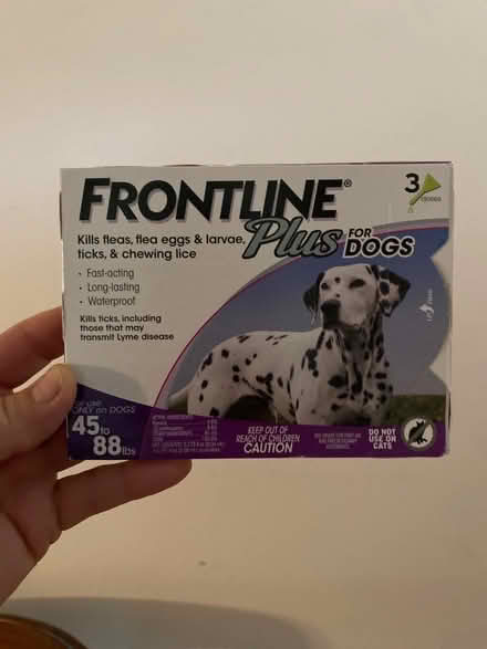 Photo of free Frontline flea/ tick drops (Haines Bayshore / hwy 19) #1