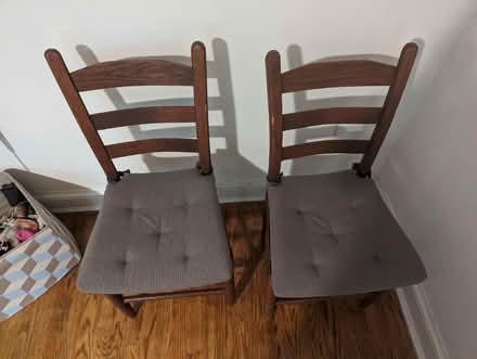Photo of free Wooden chairs (Westchester, 20007) #2