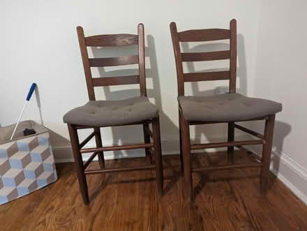 Photo of free Wooden chairs (Westchester, 20007) #1