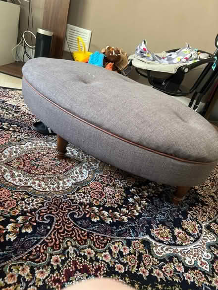 Photo of free Grey footstool (Archway N19) #1