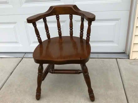 Photo of free 6 Wooden captain chairs (Oak Lawn) #2
