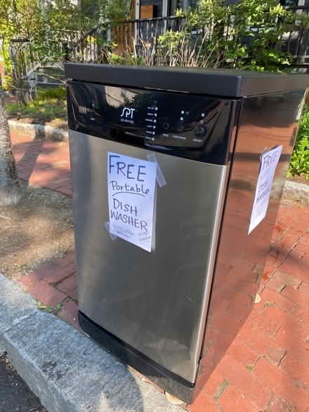 Photo of free Portable Dishwasher (16 Blake St Porter Sq Curb)