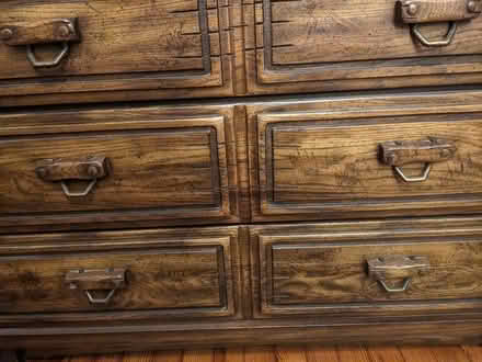 Photo of free Small rustic dresser (Blocks from Caldwell Center) #2