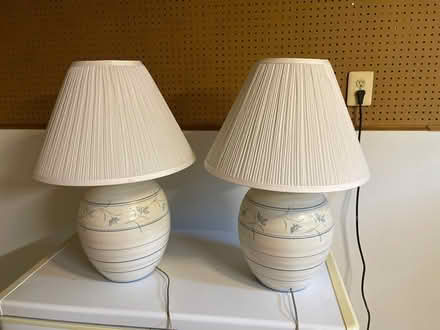 Photo of free Pair of lamps (Gaithersburg Quince Orchard) #1