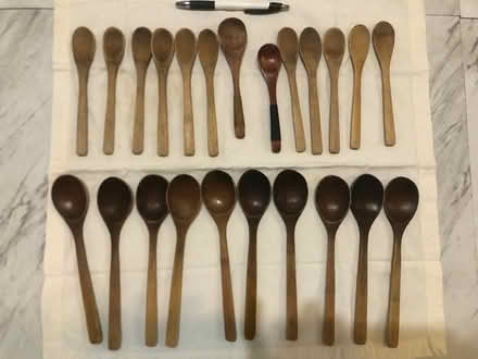 Photo of free Wooden soup spoons & teaspoons (Lower Manhattan) #1
