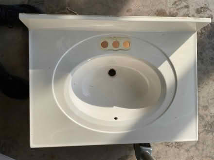 Photo of free Marble vanity sink 31” (Lake Linganore 21774) #1