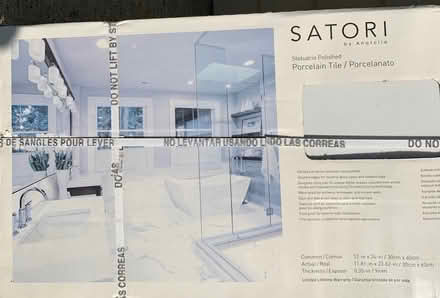 Photo of free New box of porcelain tile (Succasunna) #2