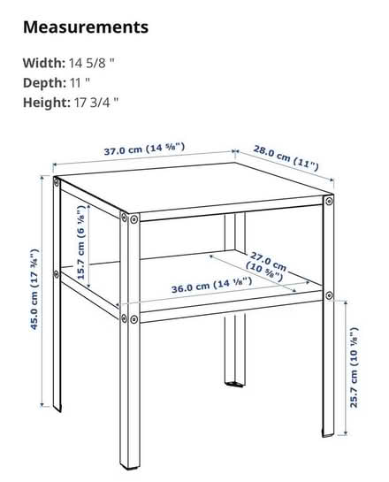 Photo of free Night Stand (West Lawn) #4