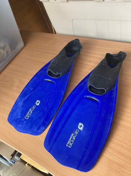 Photo of free Kids Snorkel fins size 40/41 blue (Whittlesford, CB22) #2