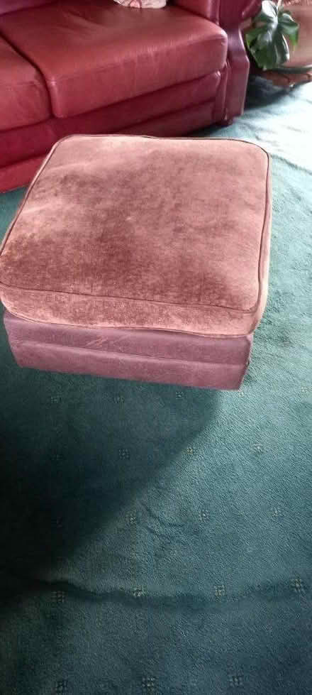 Photo of free Chocolate brown footstool (Bewdley DY12) #3