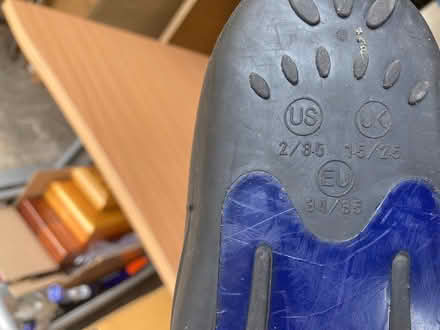 Photo of free Kids Snorkel fins size 34/35 blue (Whittlesford, CB22) #1