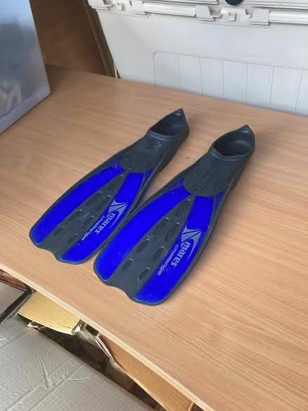 Photo of free Kids Snorkel fins size 34/35 blue (Whittlesford, CB22) #2