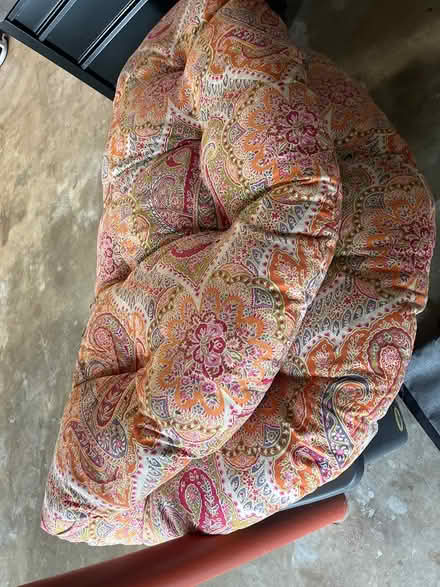 Photo of free Papasan cushion (West asheville) #1