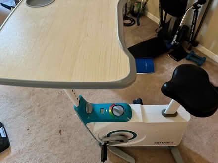 Photo of free Exercise bike with desktop (Lapeer mi) #1