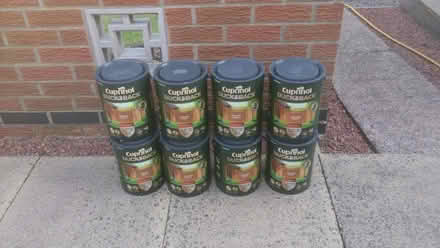 Photo of free Empty Plastic Paint Containers (Loughborough LE11) #1