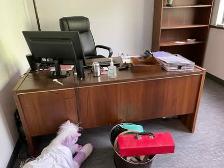Photo of free Office desk- Used (Concord, MA) #2