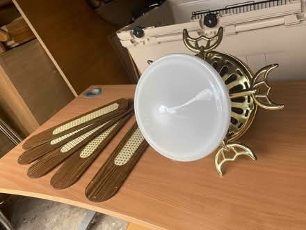 Photo of free Electric light fitting ceiling fan (Whittlesford, CB22) #1
