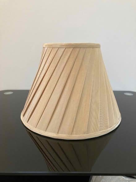 Photo of free Gold lampshade (Ferryhill AB10) #1