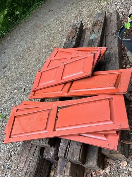 Photo of free 4 large and 4 small window shutters (West asheville) #1