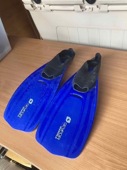 Photo of free Kids Snorkel fins size 40/41 blue (Whittlesford, CB22) #1