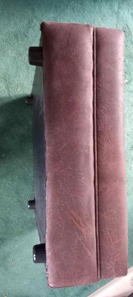 Photo of free Chocolate brown footstool (Bewdley DY12) #4