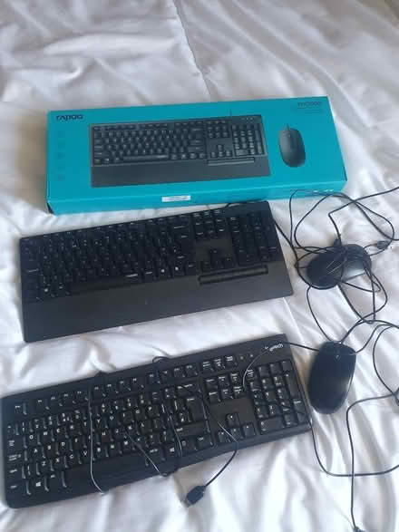 Photo of free 2 x wired keyboards and mice (Kemnay AB51) #1