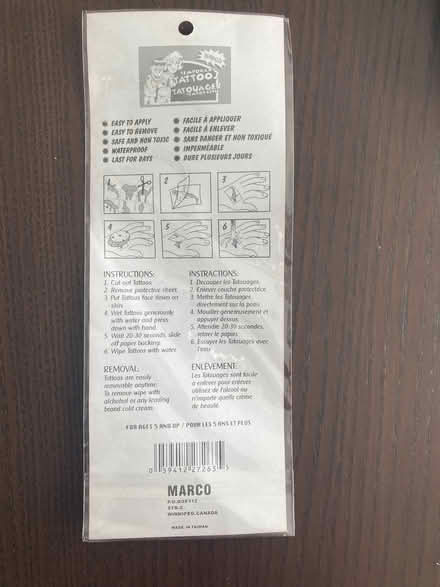 Photo of free CANADA Temporary Tattoos (Greenbank/West Hunt Club) #2