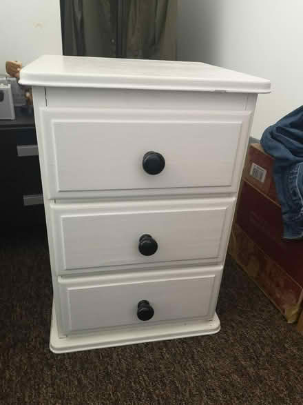 Photo of free Small Set of White Drawers (Clifton M27) #1
