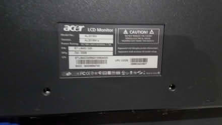 Photo of free Acer 20" LCD monitor (Near Shaw's in Groton) #1