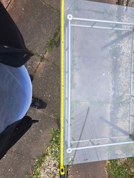 Photo of free Large Glass dining table (Oadby LE2) #3