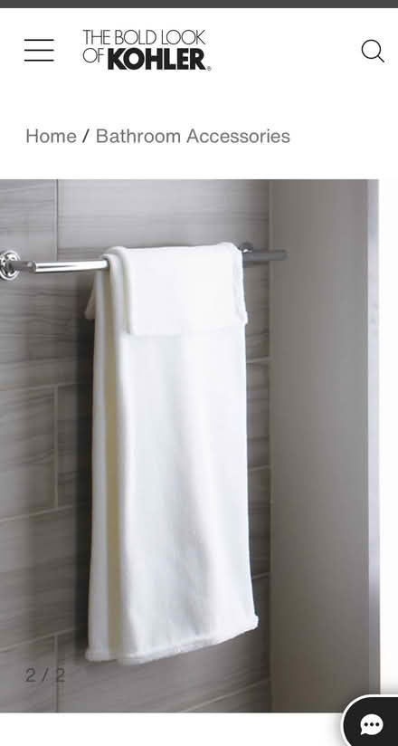 Photo of free 24” kohler purist towel bar (Harlem) #2