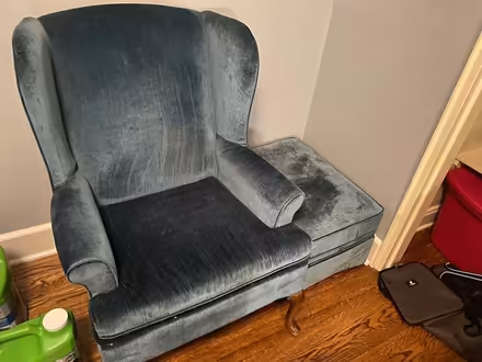 Photo of free Bed frame and chair (Gaisman Park) #3