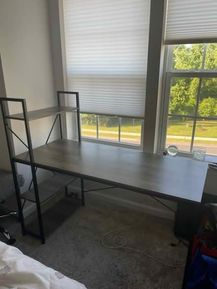 Photo of free Desk with adjoining Shelves (Landover, MD) #2