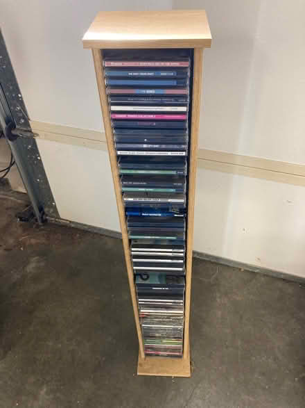Photo of free Cd storage rack with lots of cds (South Seattle - Rainier Beach) #1