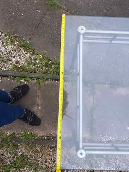 Photo of free Large Glass dining table (Oadby LE2) #2