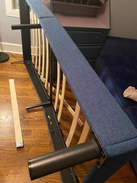 Photo of free Bed frame and chair (Gaisman Park) #2