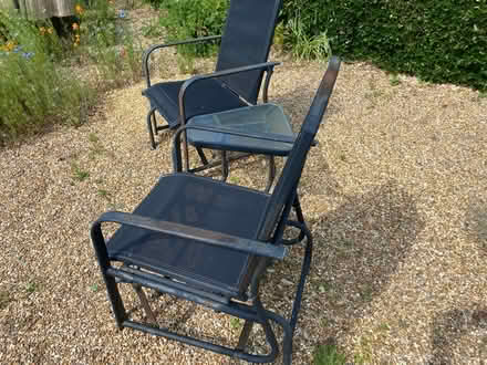 Photo of free Twin garden rocking seats (Bracklesham) #3