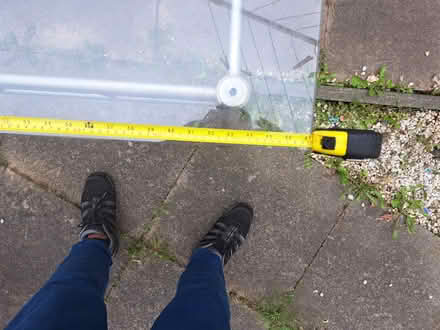 Photo of free Large Glass dining table (Oadby LE2) #1