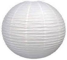 Photo of white globe paper lanterns (Evanston- Dempster & Chicago) #1