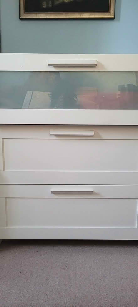 Photo of free White IKEA chest of drawers (Pound Hill) #4