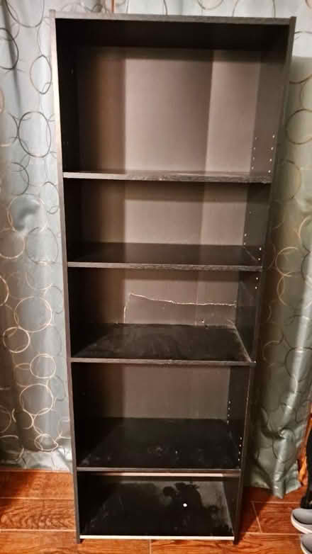 Photo of free Black bookcase (Allen) #1