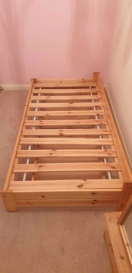 Photo of free Bed and drawers (Ottershaw) #1